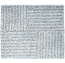 Tapis carré à rayures