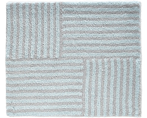 Tapis carré à rayures