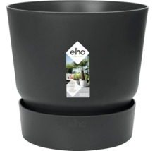 Pot de fleurs gris foncé avec système d'irrigation de Elho