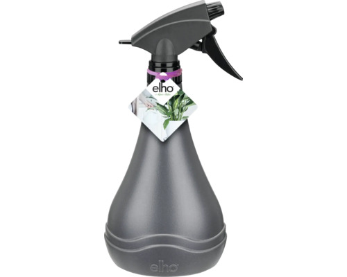 Blumensprüher elho Aquarius Kunststoff 0,7 L anthrazit Graue Elho Gießkanne mit Sprühkopf