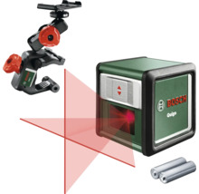 Niveau laser croix Bosch Quigo avec support universel et piles