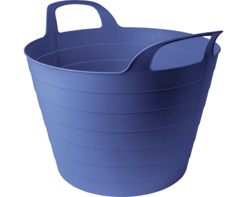 Pflanzeimer Kunststoff 54 x 42 x 36 cm kobaltblau Flexibler Eimer mit Griffen für vielseitige Anwendungen