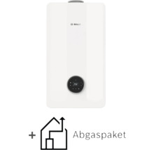 Logo Bosch. Appareil de chauffage au gaz avec kit d'évacuation des gaz brûlés