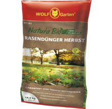 Wolf Garten Logo Rasendünger Herbst, 18,9 Kilogramm, Natura Bio, rein pflanzlich, vegan