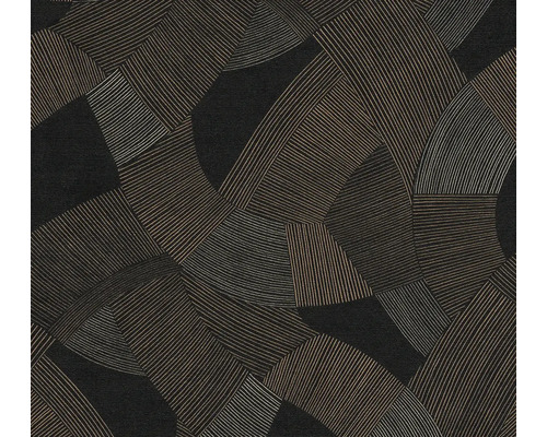 Papier peint avec motif géométrique à rayures