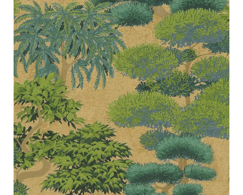 Papier peint avec motif d'arbres pour la décoration murale