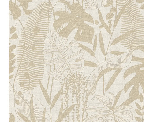 Papier peint à motif de plantes
