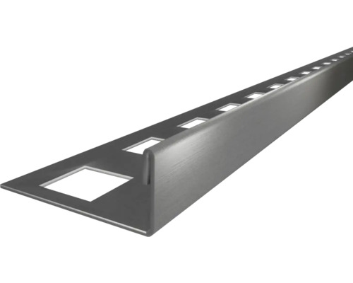 Profilé de carreaux en métal avec évidements