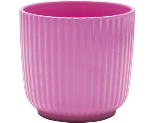 Pot de fleurs nervuré