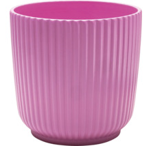 Pot de fleurs avec structure côtelée