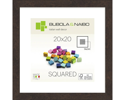 Cadre photo Bubola et Naibo 20x20 avec label FSC