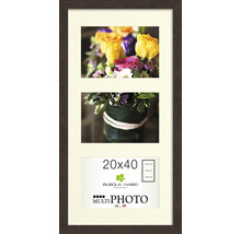 Bilderrahmen für drei Fotos, Format 20x40