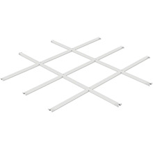 Plafond à grille métallique