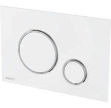 Betätigungsplatte für Spülkästen mit zwei Tasten für unterschiedliche Spülmengen