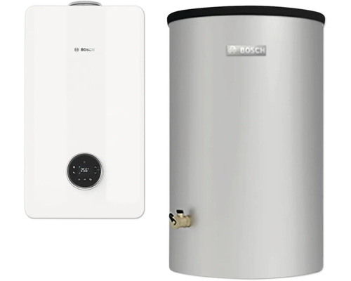Deux chauffe-eau Bosch côte à côte.