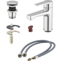 Robinet de lavabo avec accessoires d'installation