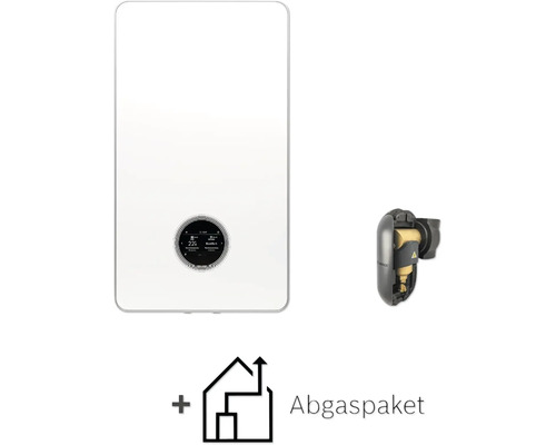 Gasheizung mit Abgas-Paket