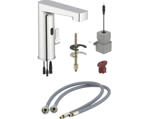 Robinet de lavabo sans contact avec accessoires