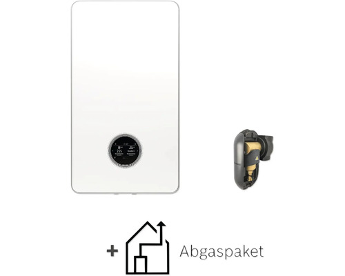 Heizungspaket mit Abgaszubehör