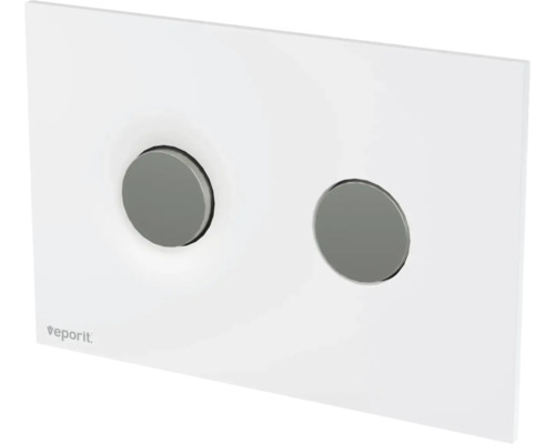 Veporit Betätigungsplatte für die Toilettenspülung mit zwei Tasten