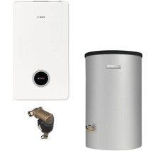 Bosch Heizungsanlage mit Warmwasserbereiter und Wasserzähler