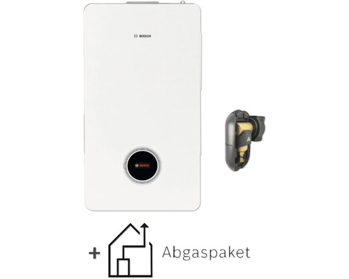 Bosch Heizung mit Abgaspaket