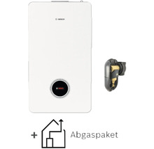 Pack chauffage Bosch avec accessoires d'évacuation des gaz de combustion