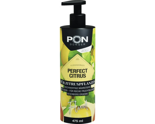 Engrais liquide Pon Dünger Perfect Citrus pour agrumes en bouteille de 475 ml