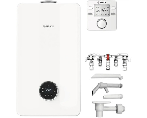 Système de chauffage Bosch avec régulateur, distributeur et accessoires