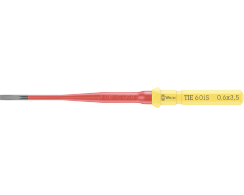 Schlitz-Schraubendreher der Marke Wera, Klingengröße 0,6 x 3,5