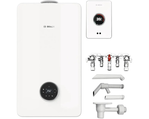 Système de chauffage Bosch avec accessoires