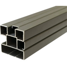 Stapel von Aluminium Vierkantrohren