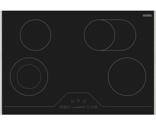 Plaque de cuisson Vestel avec quatre zones de cuisson