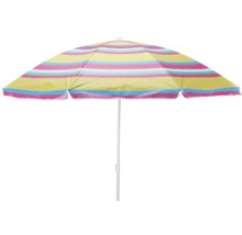 Strandsonnenschirm mit Streifenmuster