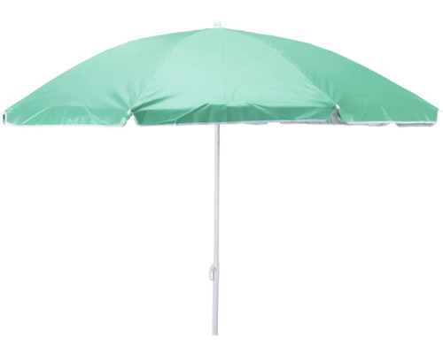 Geöffneter Strandschirm mit Ständer