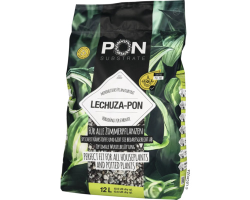 LECHUZA PON Pflanzsubstrat in einer 12 Liter Packung für Zimmerpflanzen