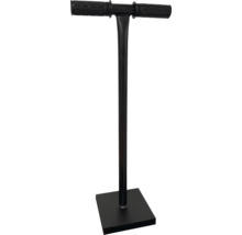 Dame de compactage avec plaque de base carrée et poignée en T