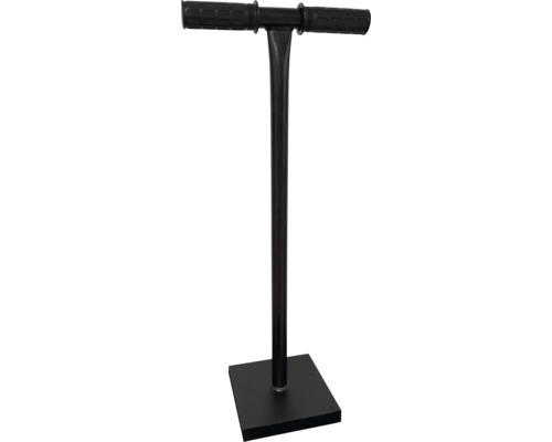 Dame de compactage avec plaque de base carrée et poignée en T