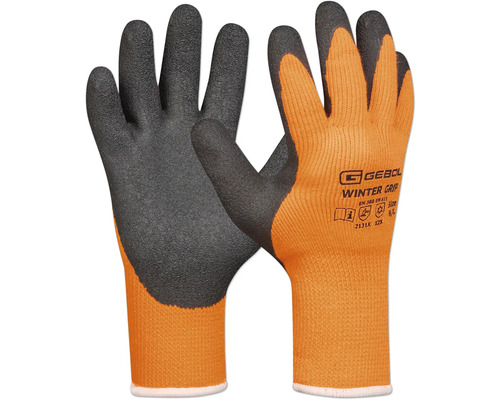 Handschuh "Winter Grip" orange Gr.9 Gebol Winter Grip Arbeitshandschuhe