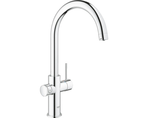 Küchenarmatur mit hohem Auslauf