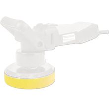 Polisseuse avec tampon de polissage jaune