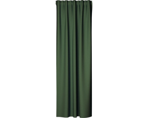 Rideau avec galon fronceur Galdin vert 140x245 cm Rideau en tissu