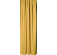 Gardine aus Stoff mit Falten