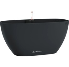 Pot de fleurs noir avec indicateur de niveau d'eau