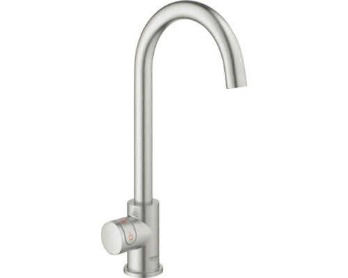 Robinet d'évier monocommande Grohe avec bec haut