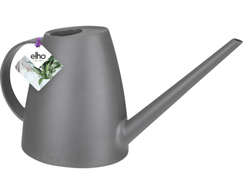 Arrosoir elho Brussels plastique 1,8 l anthracite Arrosoir gris pour fleurs avec long bec