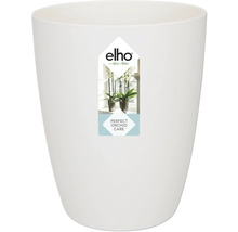 Weißer Blumentopf für Orchideen