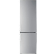 Réfrigérateur argenté à deux portes