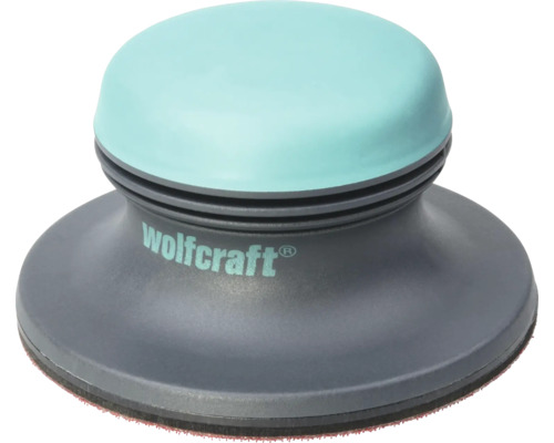Meuleuse adhésive et ronde Wolfcraft Ø 125 mm Bloc de ponçage manuel de Wolfcraft