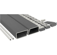Aluminium Steckzaun Einzelteile für den Zaunbau